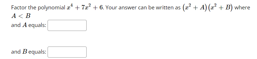 1) Find the quotient and remainder using
