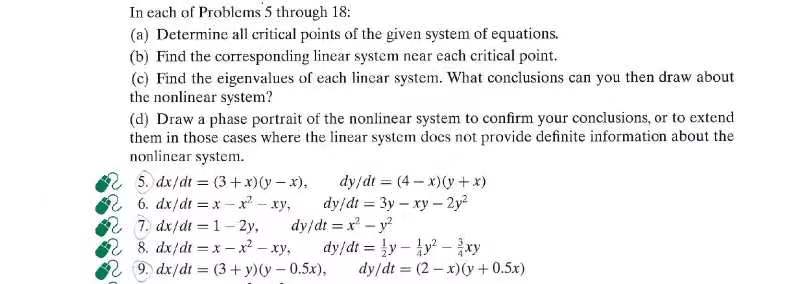 In each of Problems 5 through 18: (a) Determine