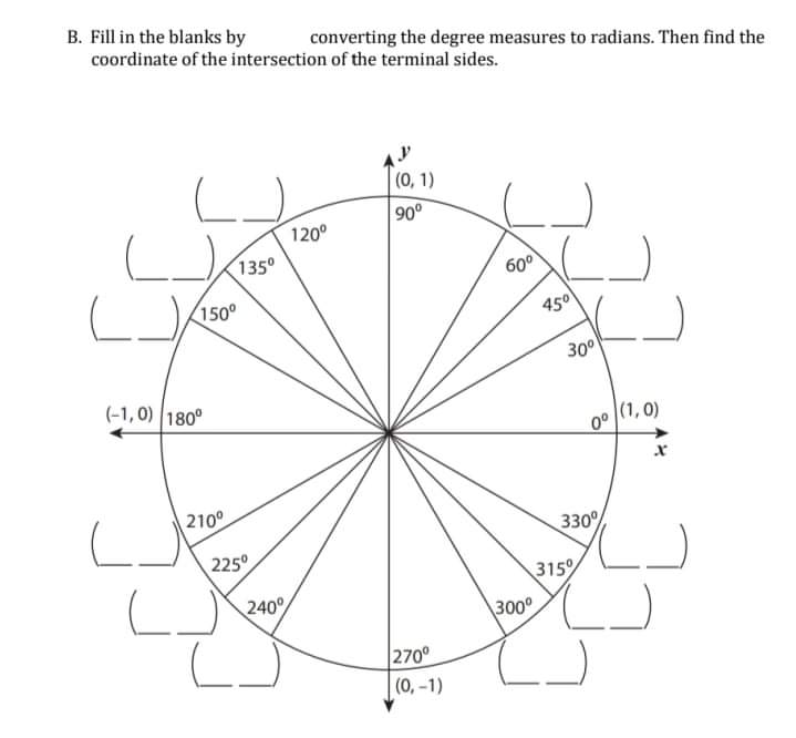 Help me answer thw following. If an angle other