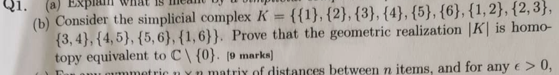 Q1. (a) Explain what is Inc (b) Consider the