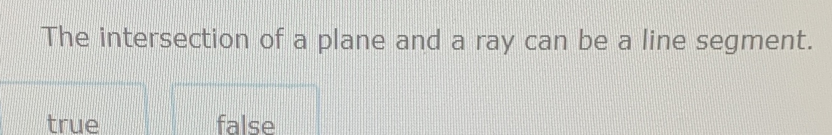 The intersection of a plane and a rat can be a