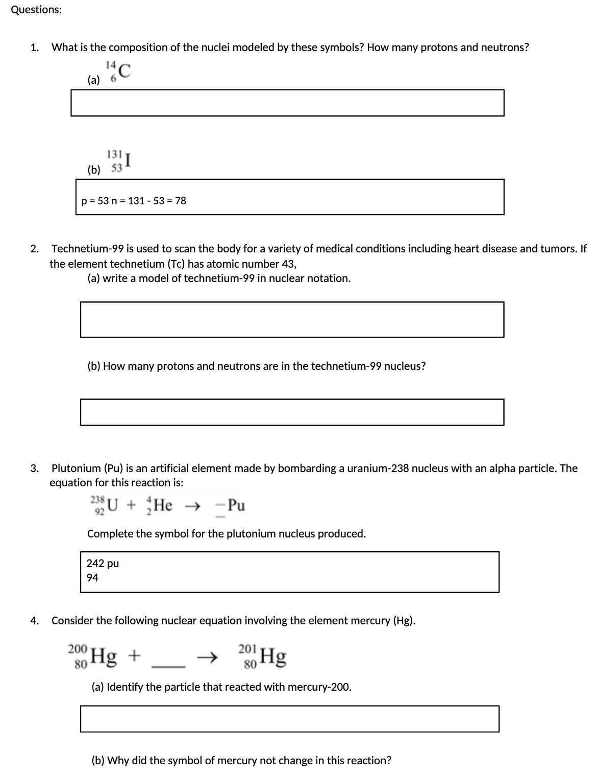 Questions: 1. What is the composition of the