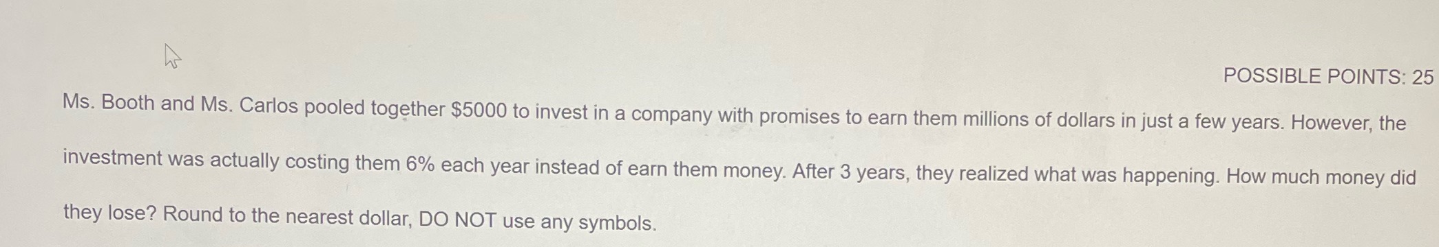 exponential functions POSSIBLE POINTS: 25 Ms.