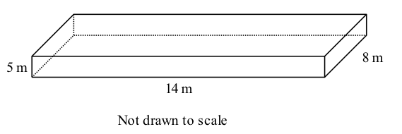 Find the surface area of the prism below. \f\f