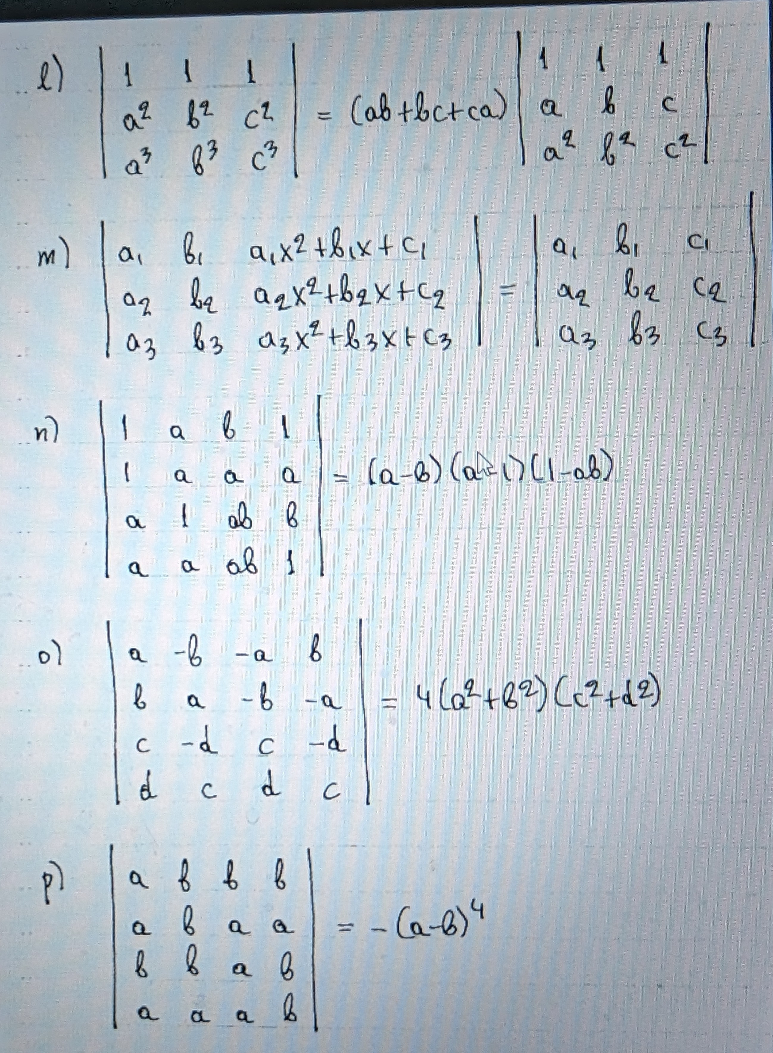 Answer all the questions and Show all the work.