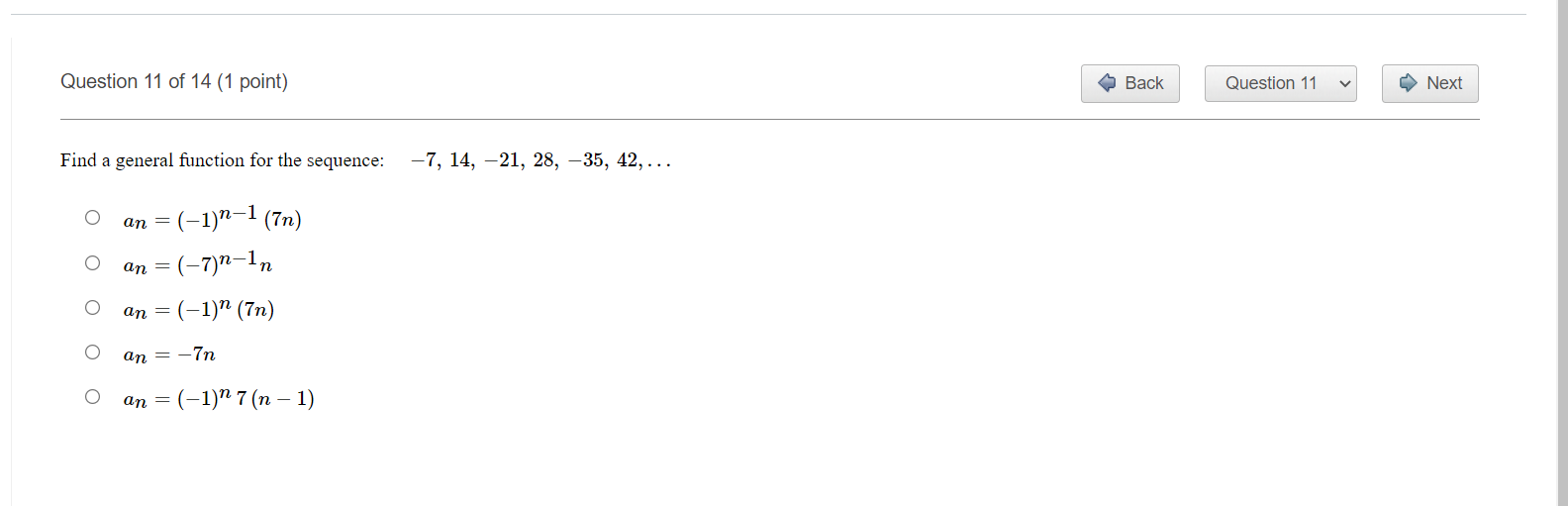 Question100f14{1point) ' 0 Back | | Question 10