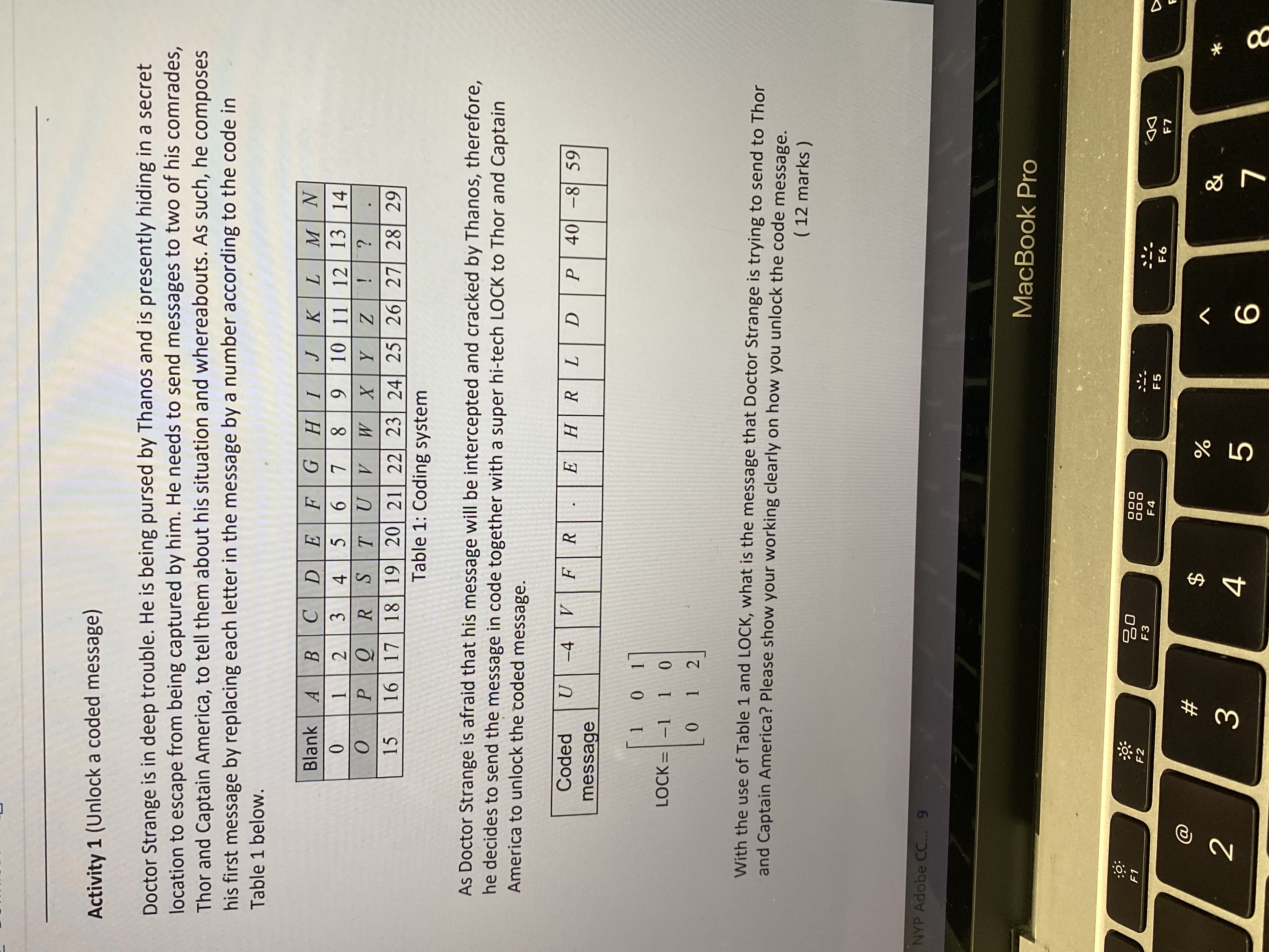 PLEASE HELP ME WITH THIS WHOLE ALGEBRA ACTIVITY