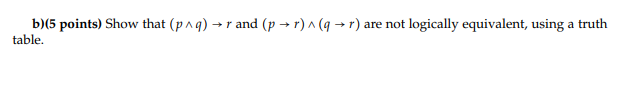 The following problems relate to propositional