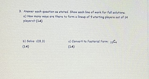 Part A: 1. Use an example to show or explain how