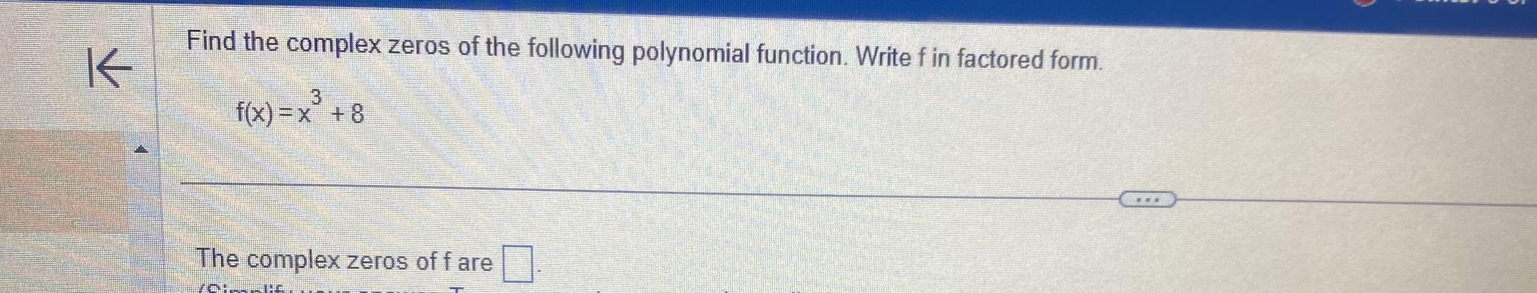 Form a polynomial f(x) with real coefficients