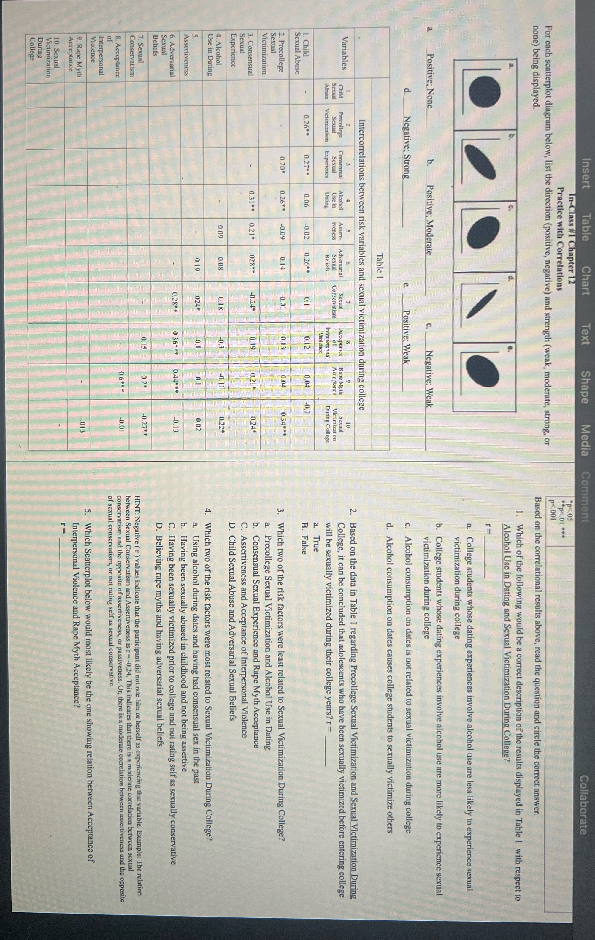 solve and check first half Insert Table Chart