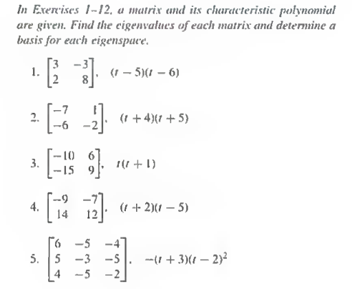 please do # 5, 21, 41, 81 In Exercises 1-12. a