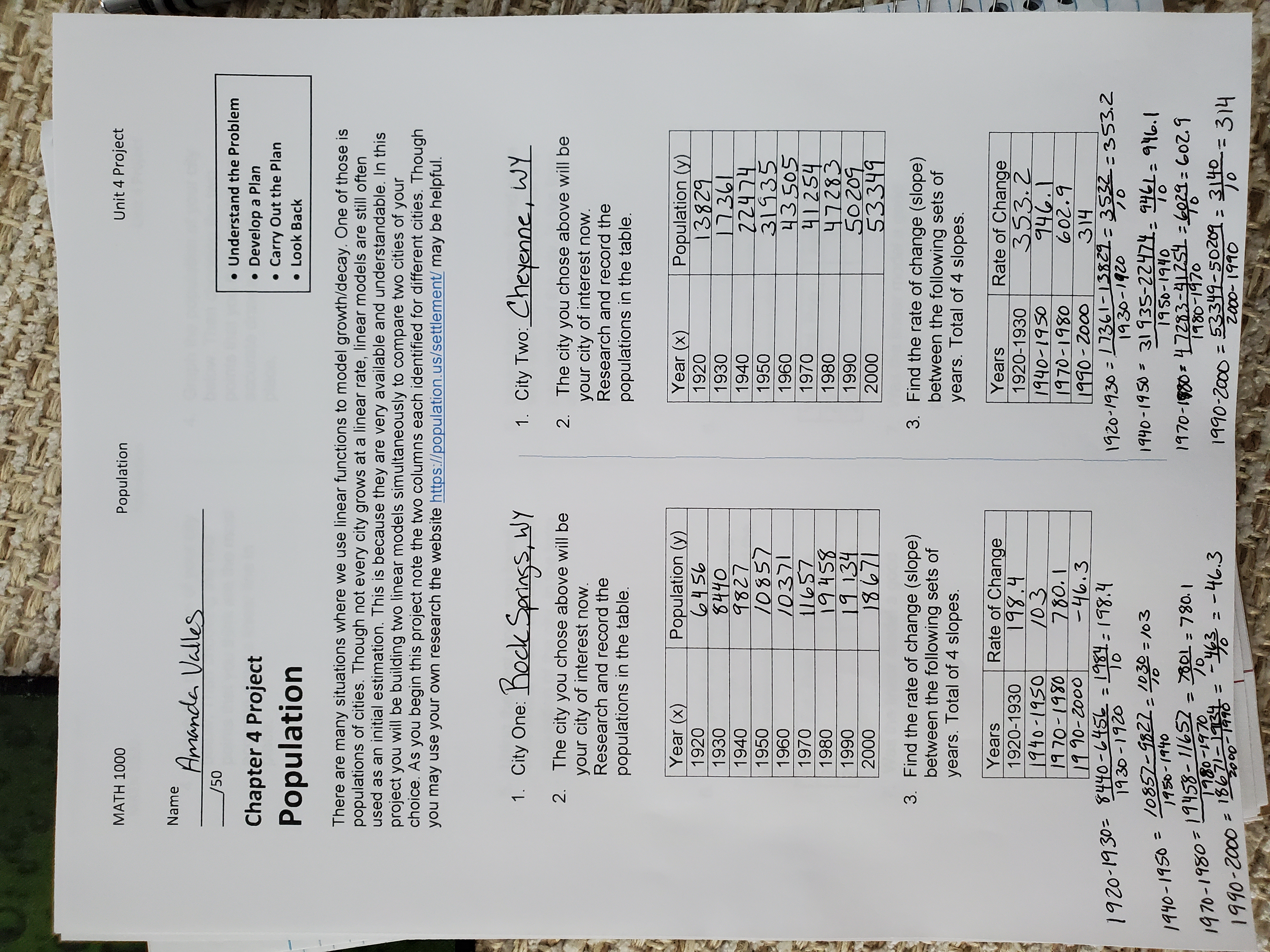 Need help with questions 4 and 5 MATH 1000