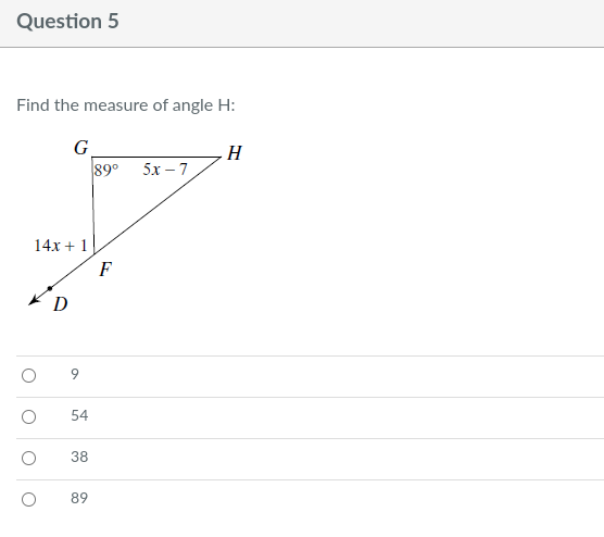 Help here please. 1. Question 1 Find the missing