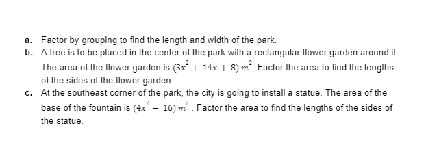 For exercises 31 and 32, factor the polynomials.
