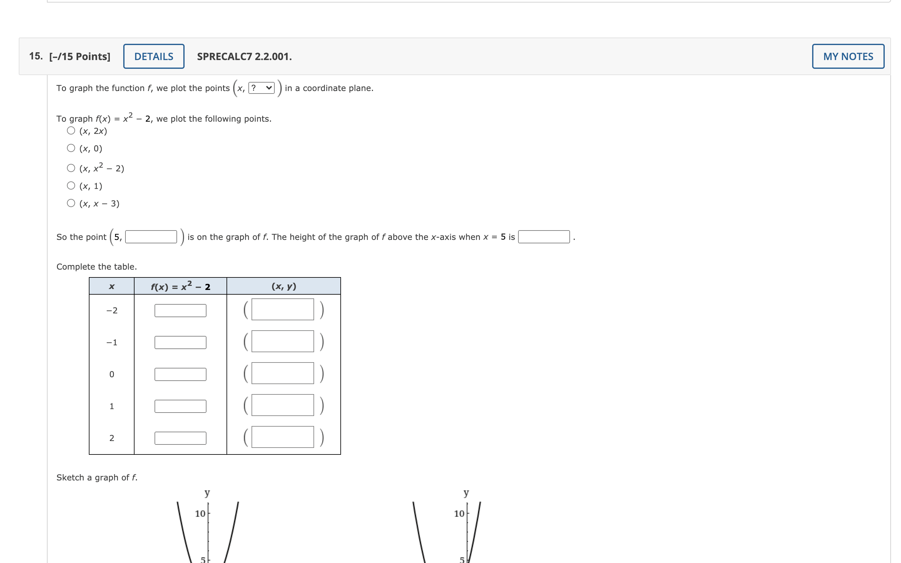 question 15 and 16 . [-/15 Points] DETAILS