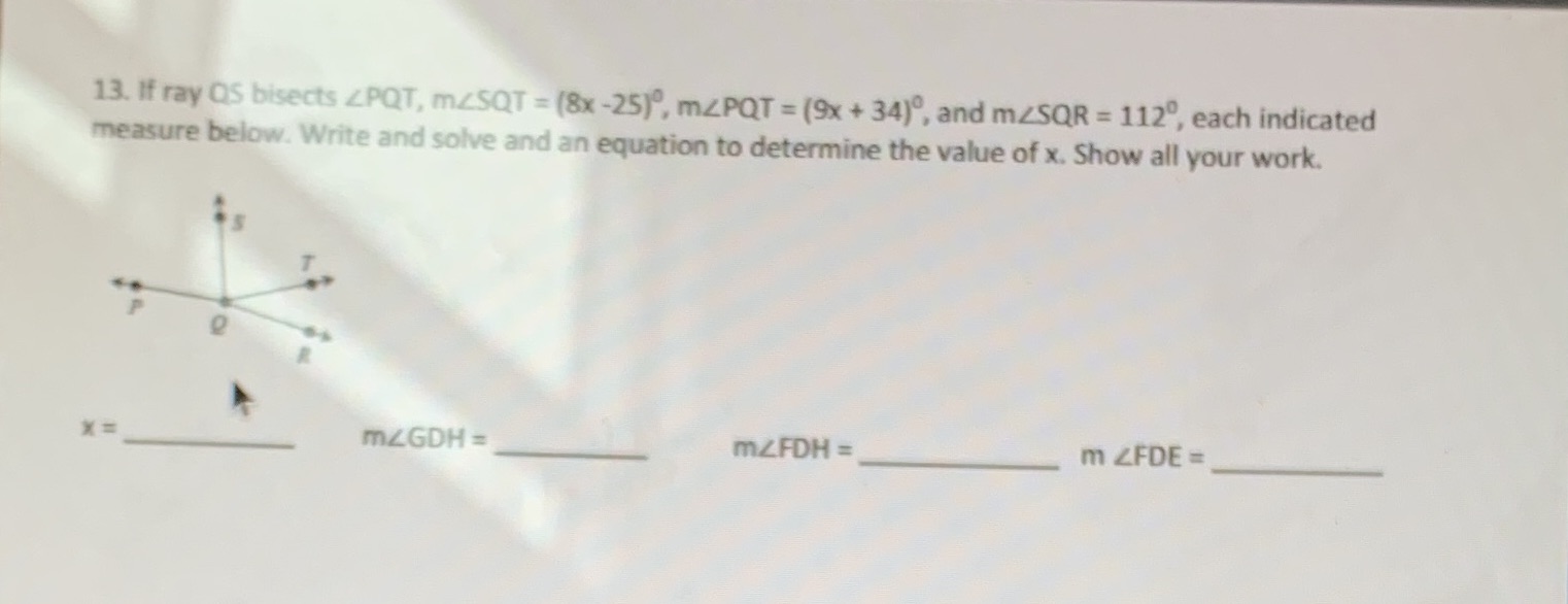 super confused! show work pls!! 13. If ray OS