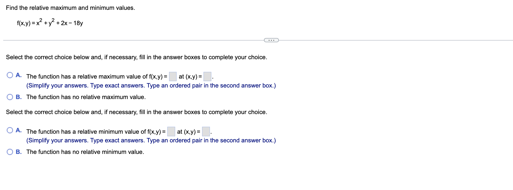 For f(x,y) = Inx+ y , find f (es, 10) . f (e5,