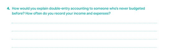 4. How would you explain double-entry accounting