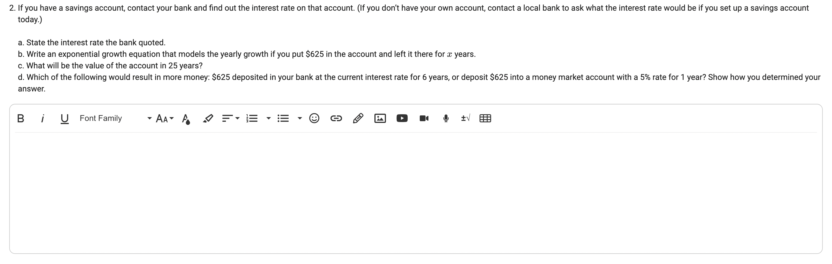 1. The following equations are given: Equation