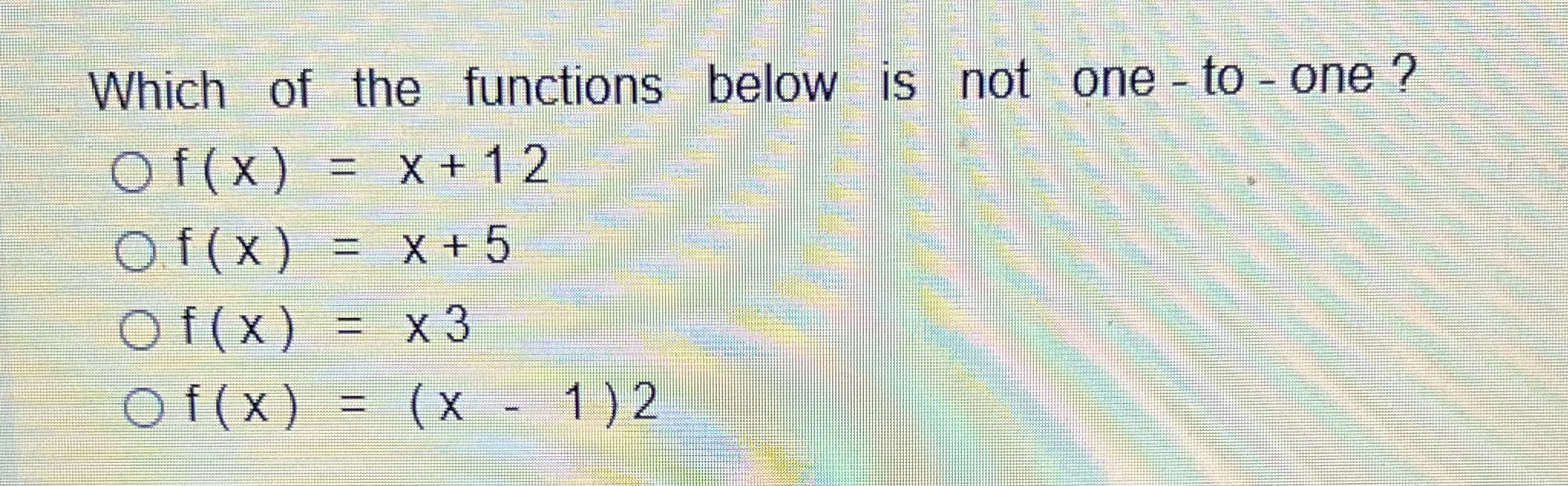 Can anyone solve this problem? Which of the
