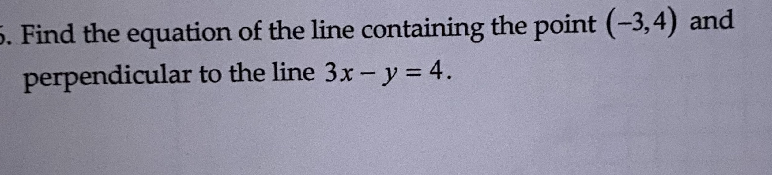Help me solve this please Find the equation of