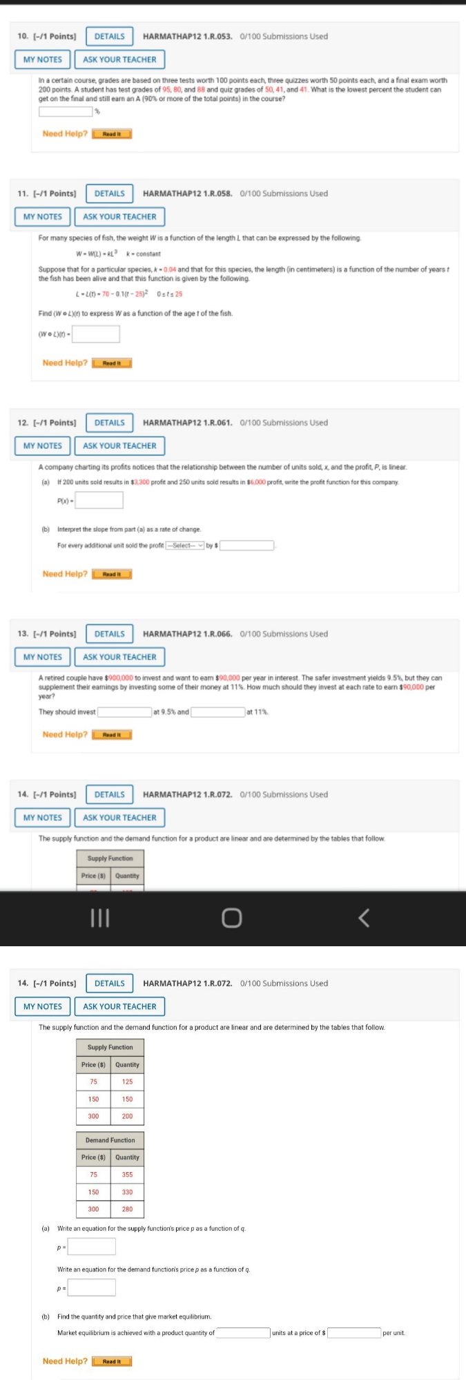 equation and inequalities 10. [-/1 Points)
