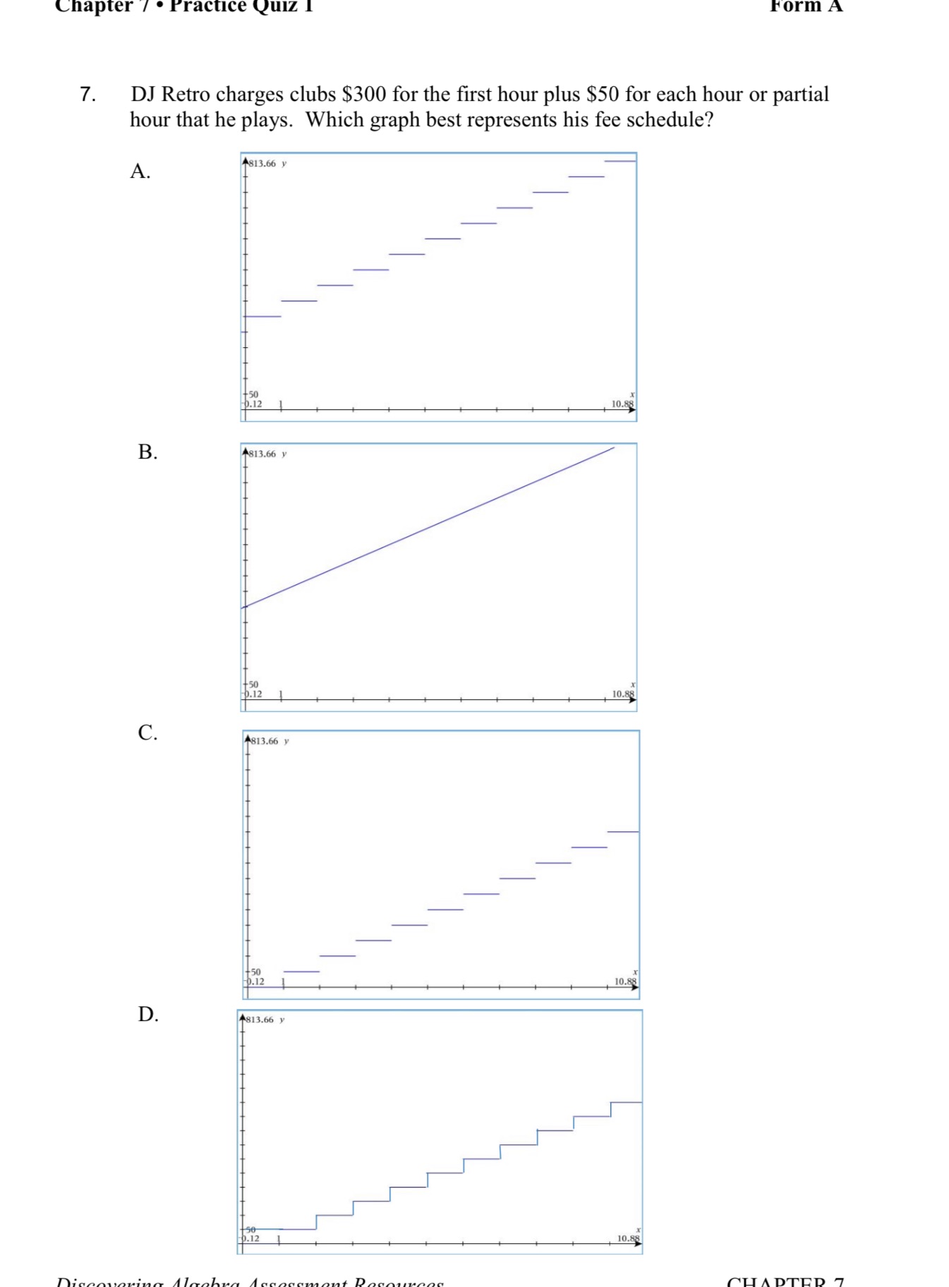 What's the answer to this and why? Chapter 7 .