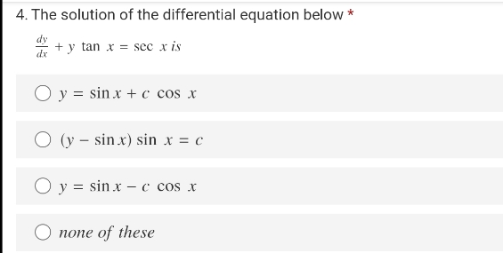 asapp pls. 4. The solution of the differential