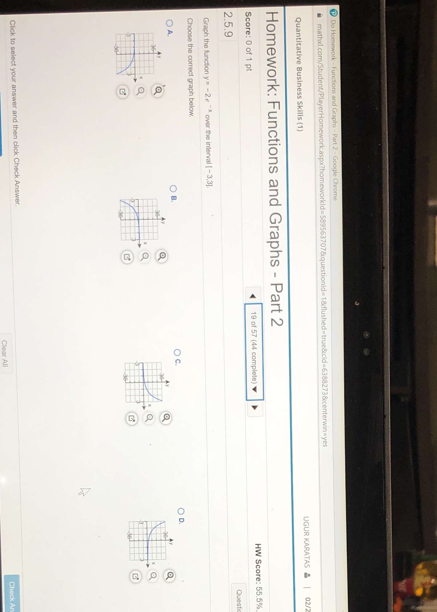 Do Homework - Functions and Graphs - Part 2 -
