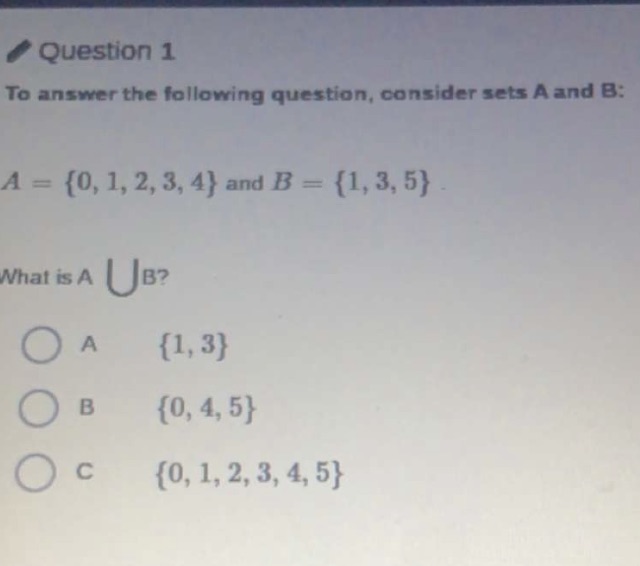 Question 1 To answer the following question,