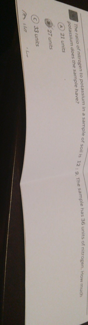 is this right potassium does the sample have? the