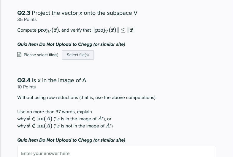 Q2 90 Points Let v1 - 1 . 32 - - , and a = Let V