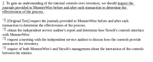 2. To gain an understanding of the internal