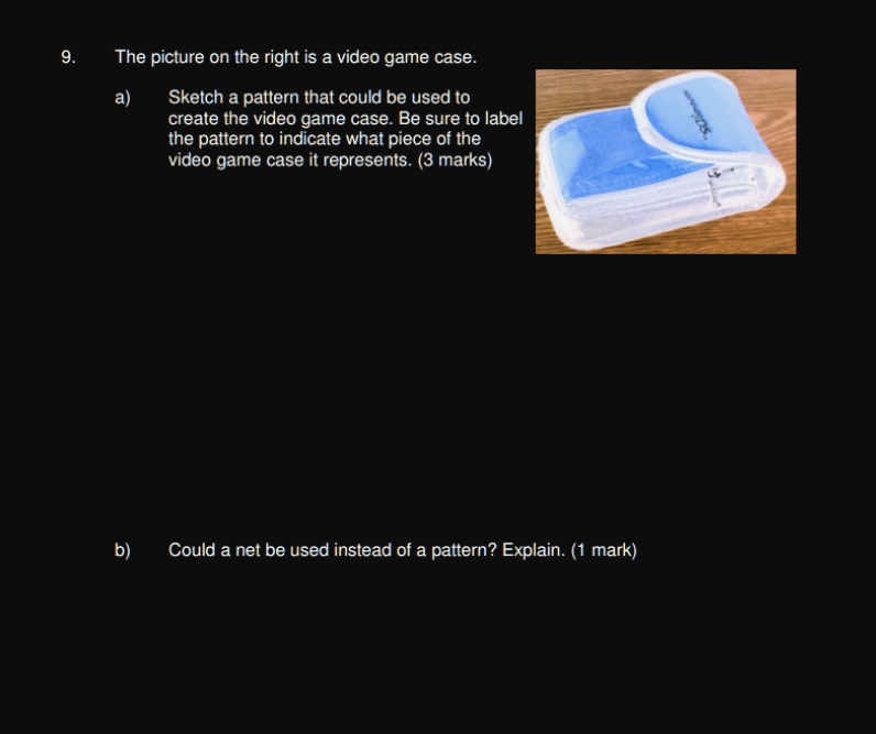 Its grade 11 math geometry 9. The picture on the