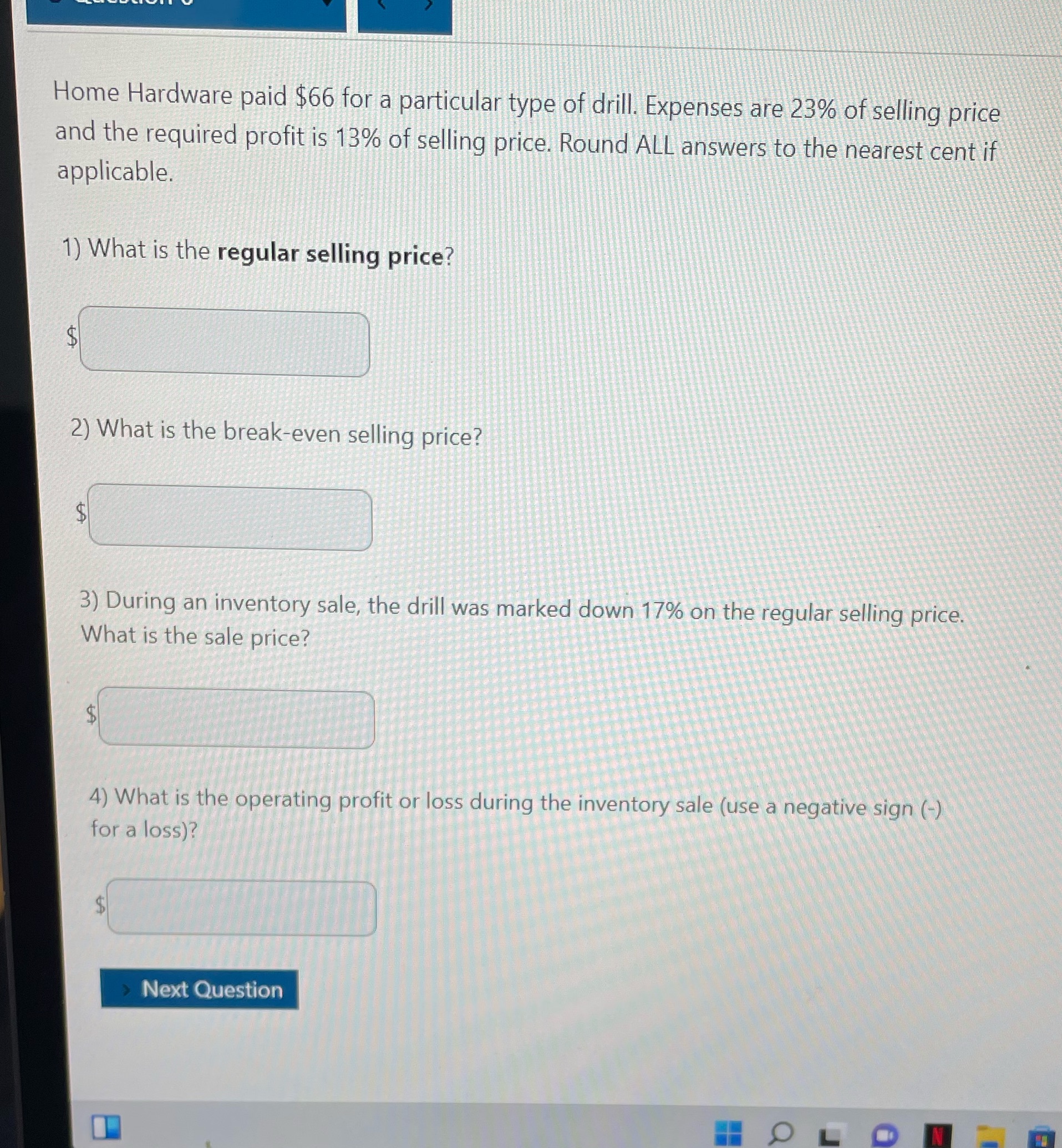 Home Hardware paid $66 for a particular type of