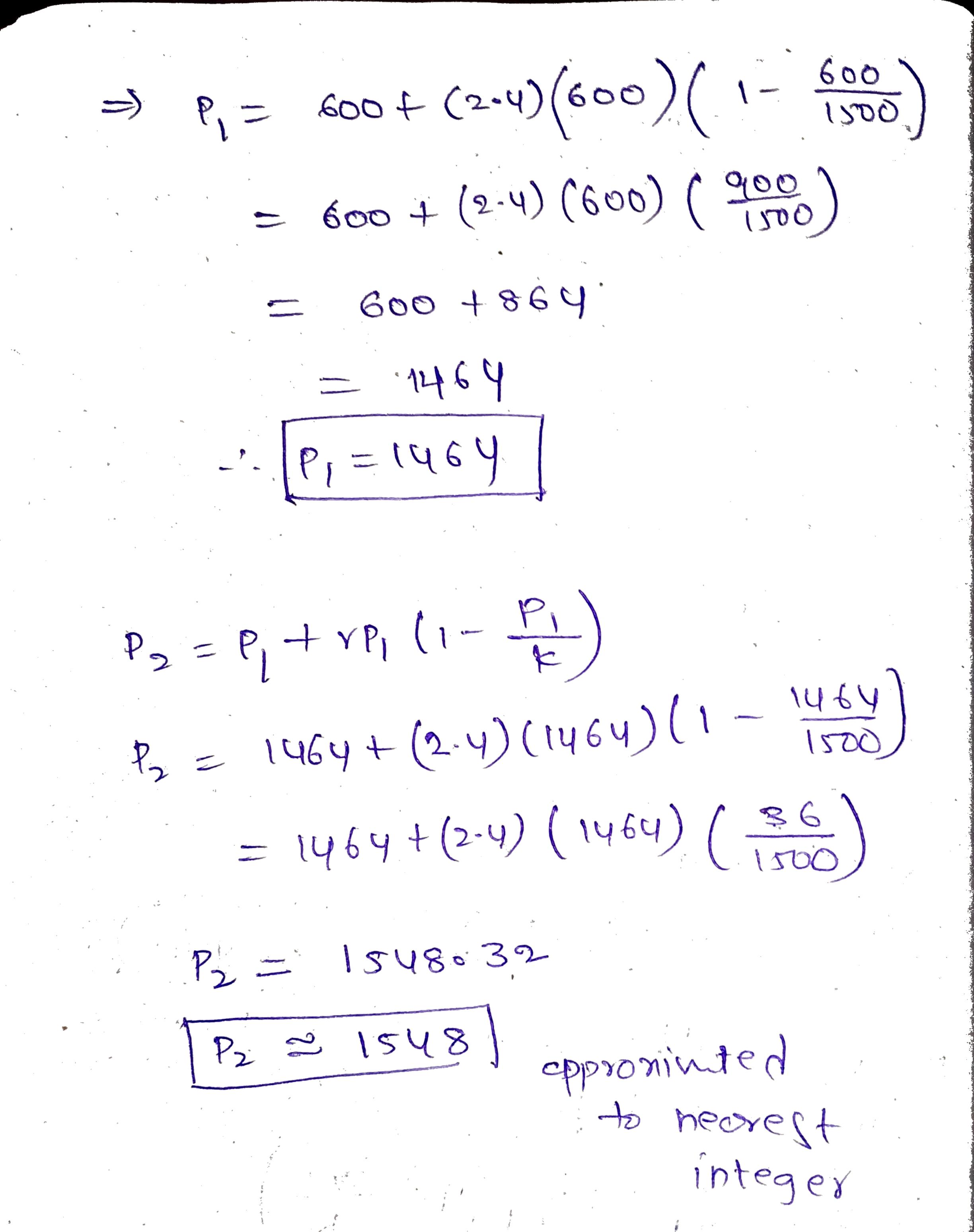 Assume there is a certain population of fish in a