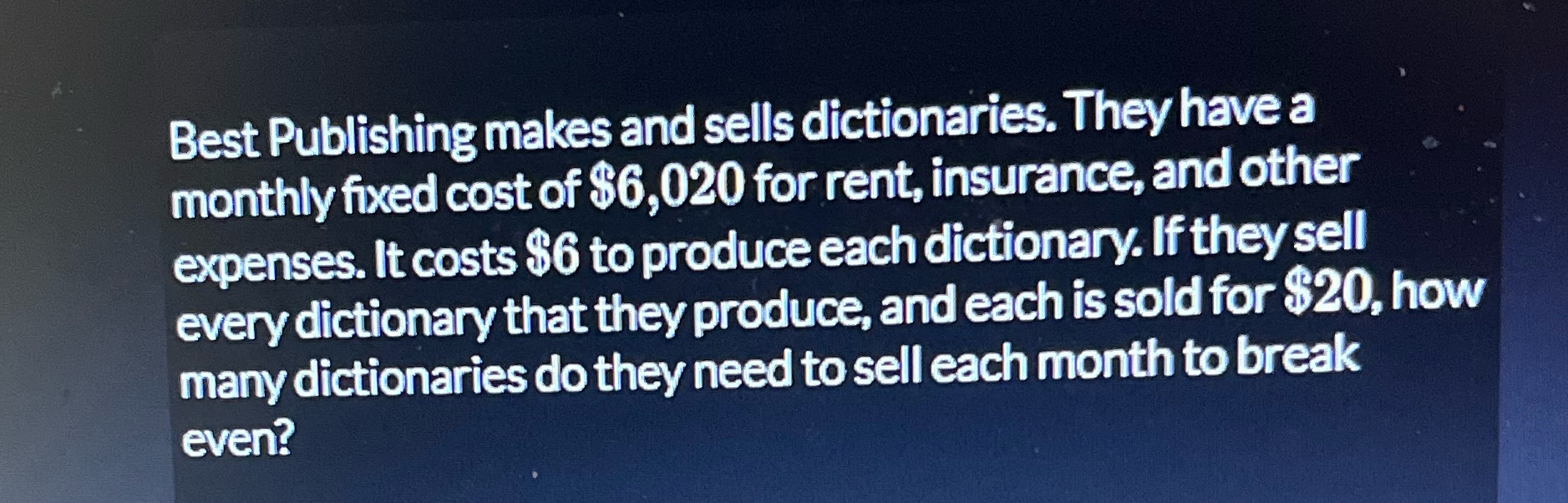 Best Publishing makes and sells dictionaries.