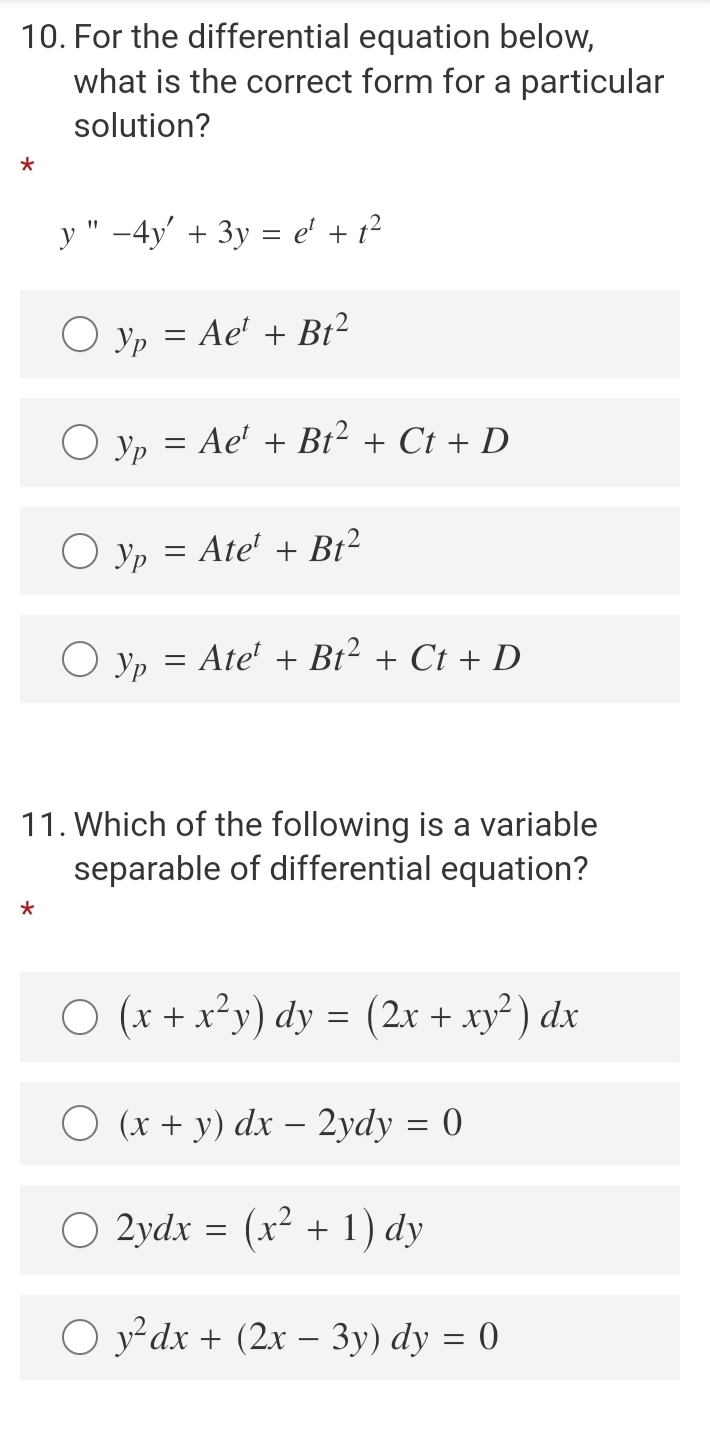asapp pls. 10. For the differential equation