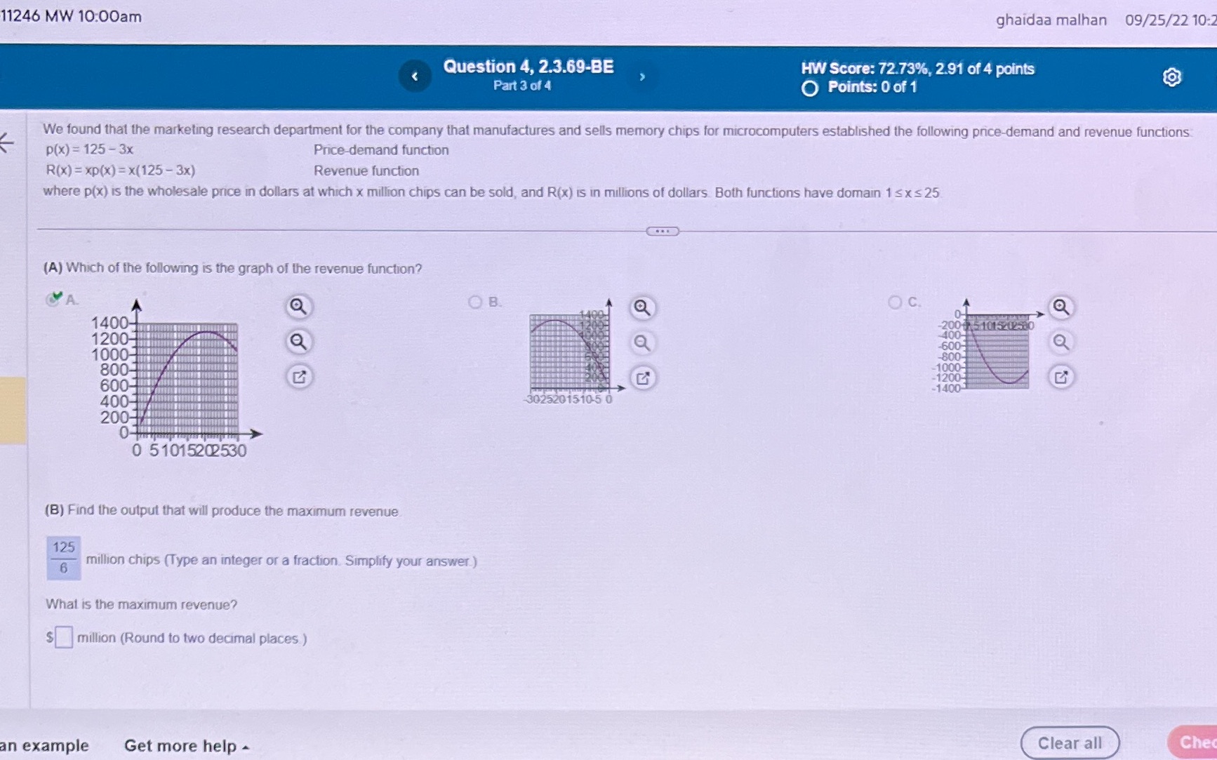 11246 MW 10:00am ghaidaa malhan 09/25/22 10:
