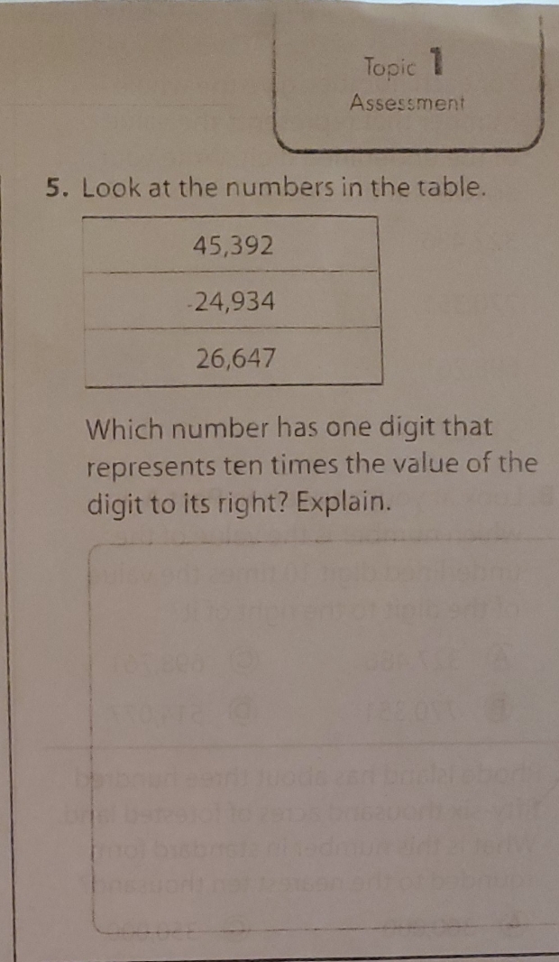 Help me please Topic 1 Assessment 5. Look at the