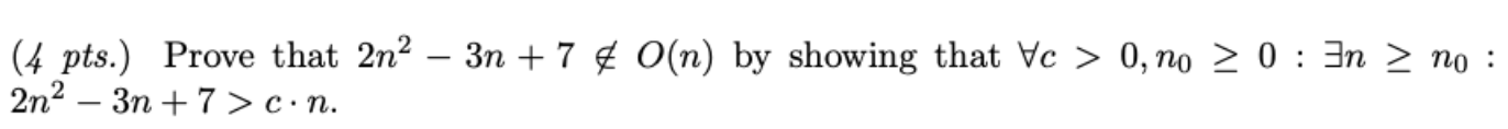 \fCorrectness. There are an infinite number of