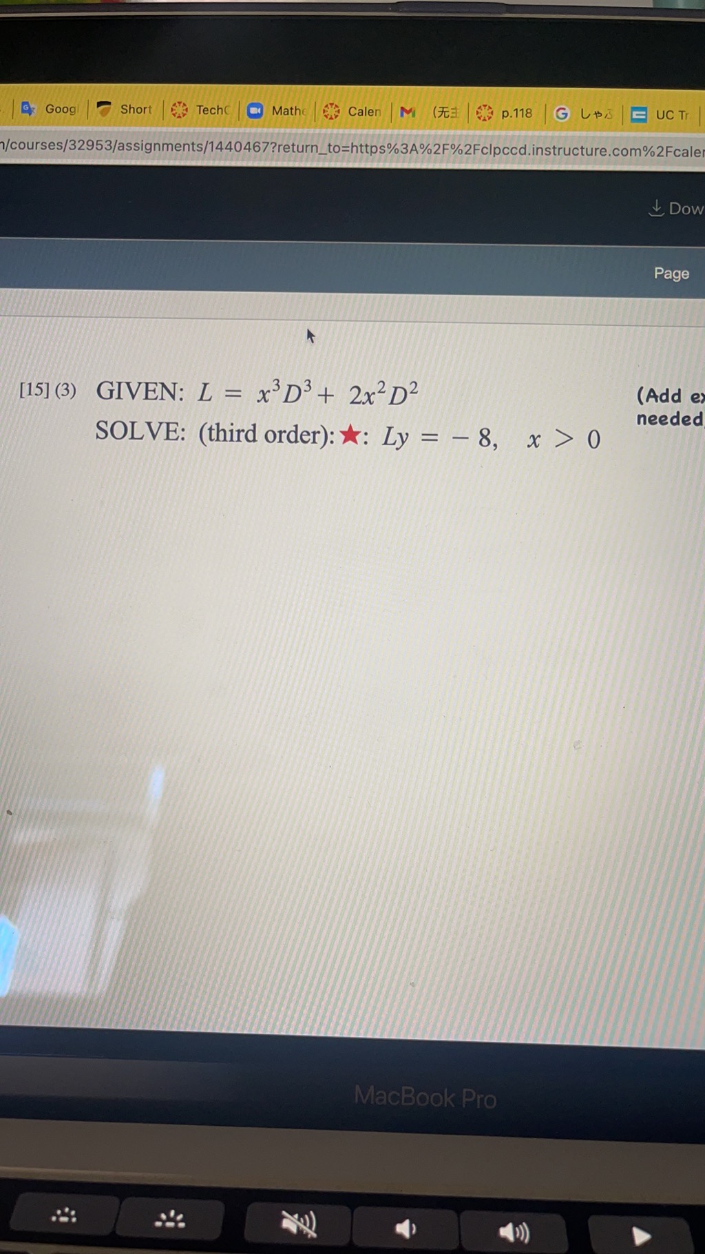 Goog Short Techc Mathe Calen M (73 6 p.118 G LP _