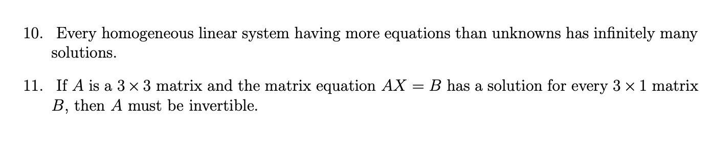Refer to the following: 5. 6. 7. 8. If A and B