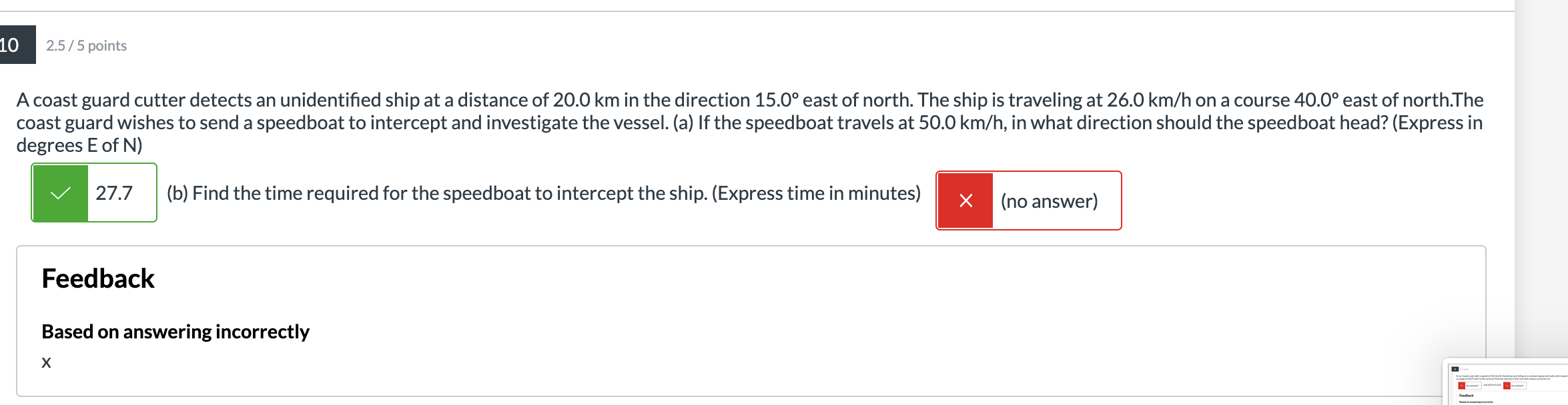 need help with wrong ones 0/5 points A brick is
