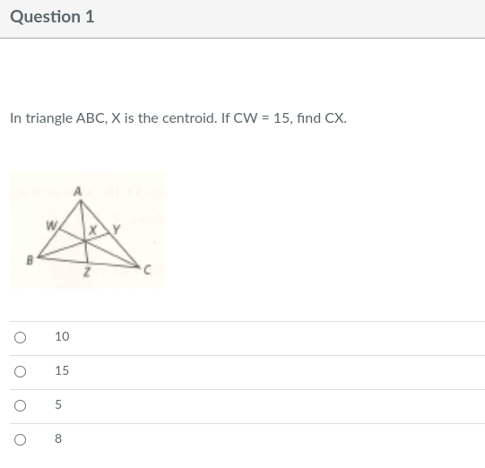 Help here please. 1. Question 1 In triangle ABC,
