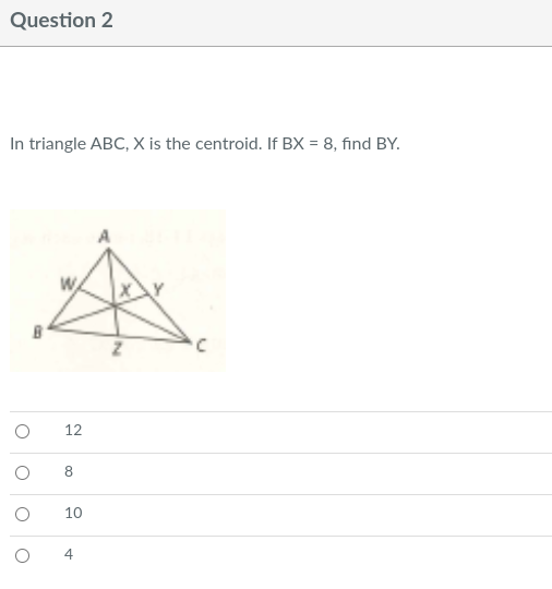 Help here please. 1. Question 1 In triangle ABC,