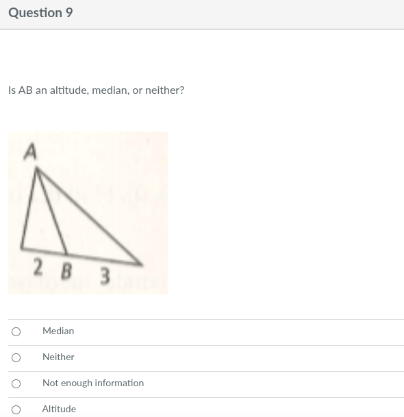 Help here please. 1. Question 1 In triangle ABC,