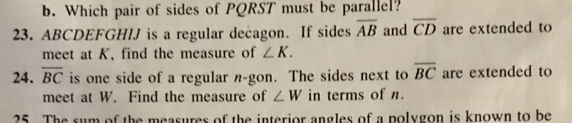 Need to understand this b. Which pair of sides of