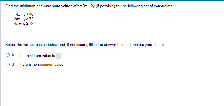 Select the correct choice below and, if